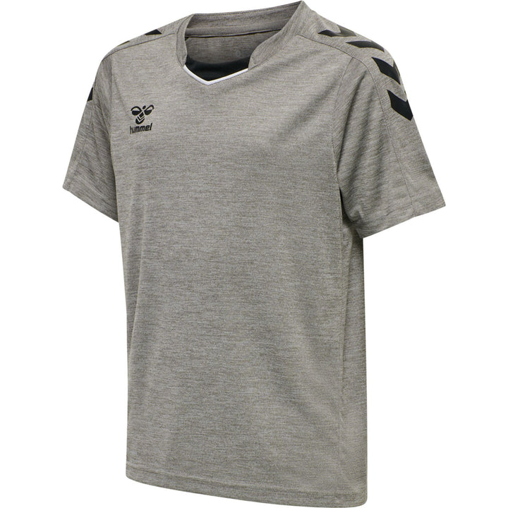 Hummel Hmlcore Xk Poly Jersey S/S Kids - grey melange