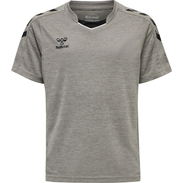 Hummel Hmlcore Xk Poly Jersey S/S Kids - grey melange