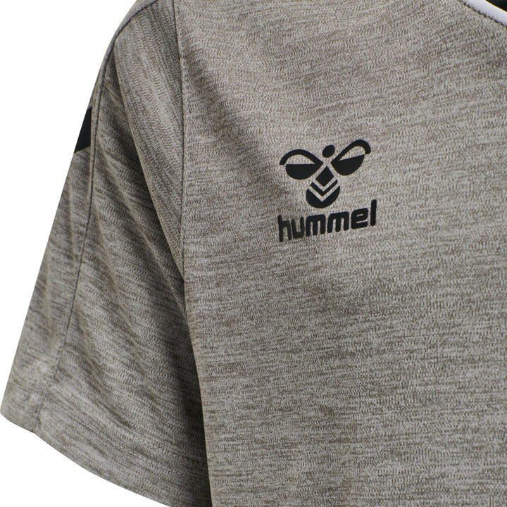 Hummel Hmlcore Xk Poly Jersey S/S Kids - grey melange