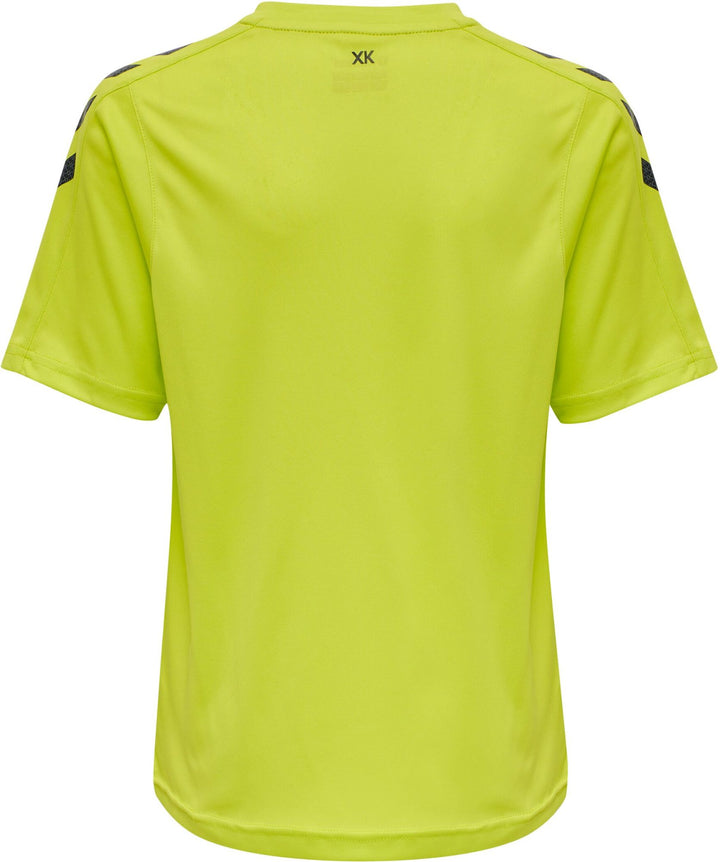 Hummel Hmlcore Xk Poly Jersey S/S Kids - lime popsicle