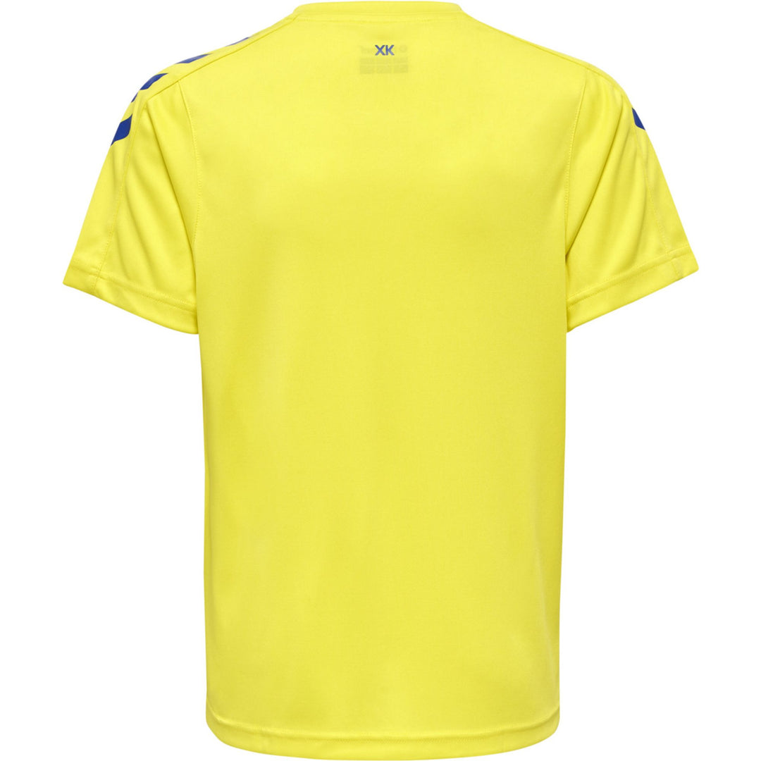 Hummel Hmlcore Xk Poly Jersey S/S Kids - blazing yellow/true blue