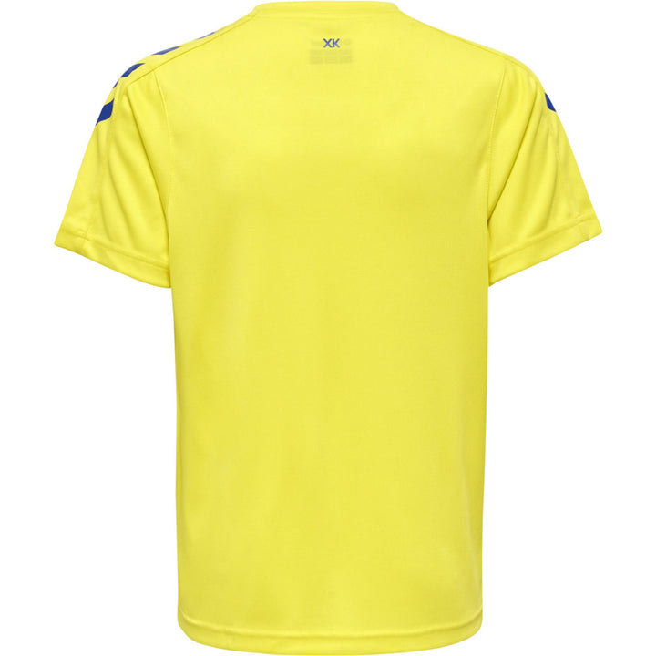 Hummel Hmlcore Xk Poly Jersey S/S Kids - blazing yellow/true blue