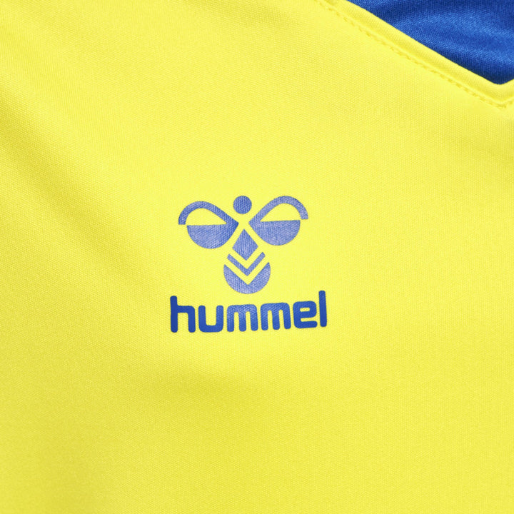 Hummel Hmlcore Xk Poly Jersey S/S Kids - blazing yellow/true blue