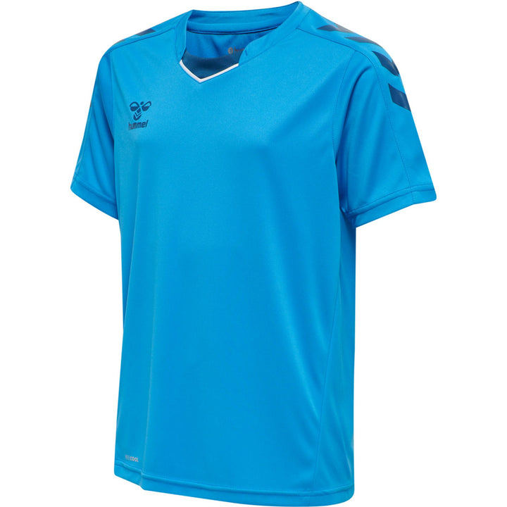 Hummel Hmlcore Xk Poly Jersey S/S Kids - blue danube