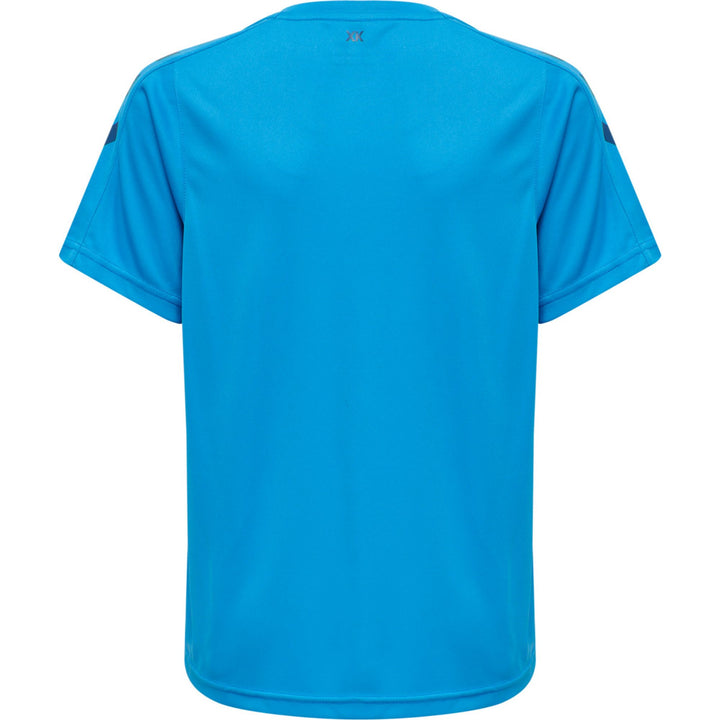 Hummel Hmlcore Xk Poly Jersey S/S Kids - blue danube