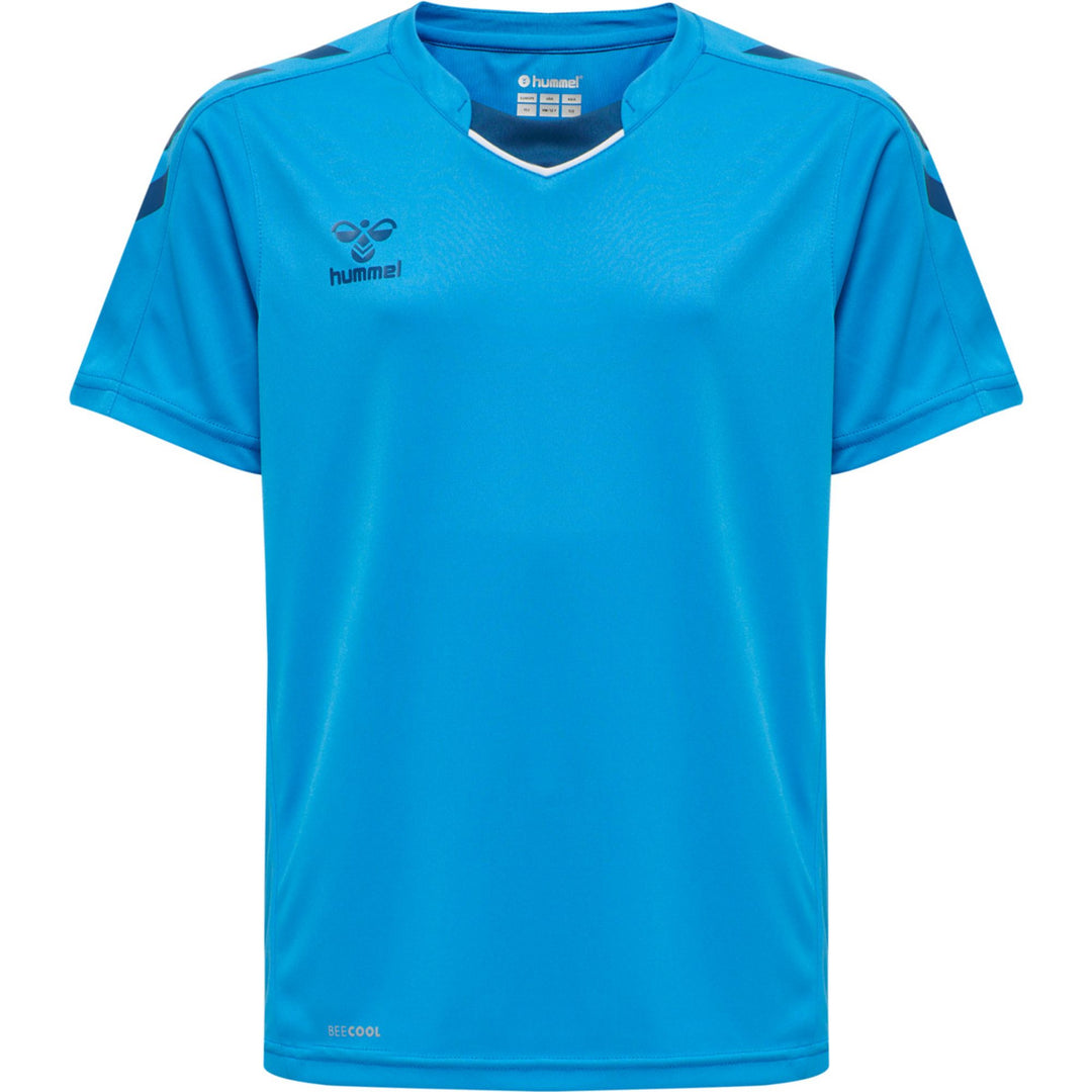Hummel Hmlcore Xk Poly Jersey S/S Kids - blue danube