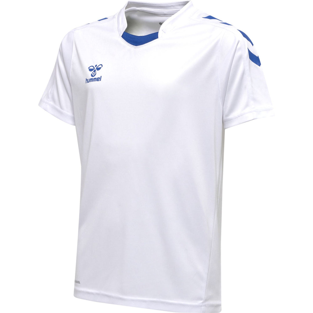 Hummel Hmlcore Xk Poly Jersey S/S Kids - white/true blue