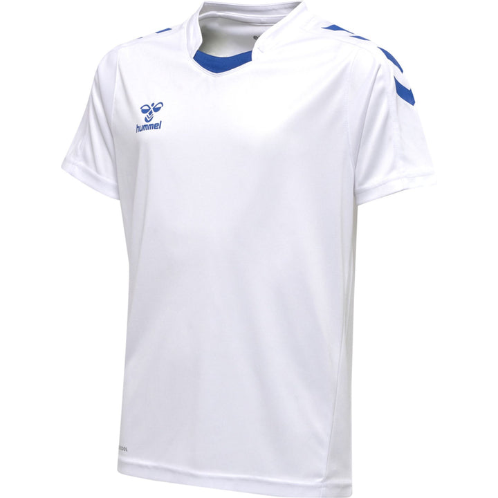 Hummel Hmlcore Xk Poly Jersey S/S Kids - white/true blue