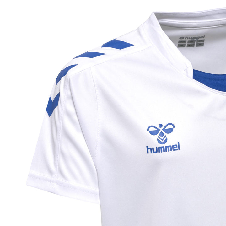 Hummel Hmlcore Xk Poly Jersey S/S Kids - white/true blue