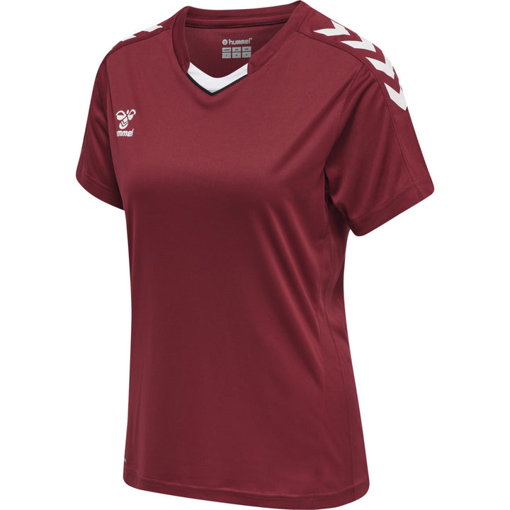Hummel Hmlcore Xk Poly Jersey S/S Woman - maroon
