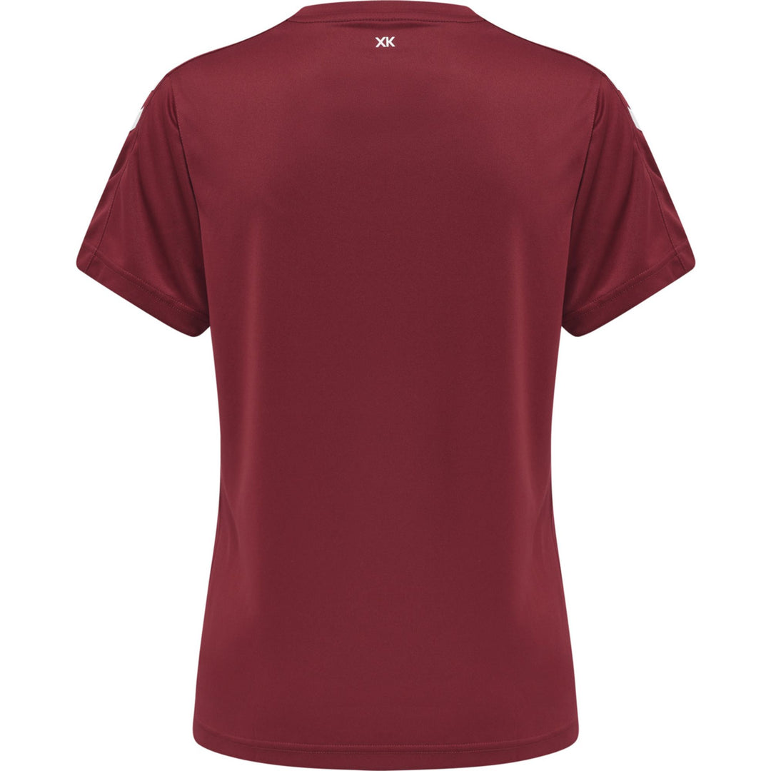 Hummel Hmlcore Xk Poly Jersey S/S Woman - maroon