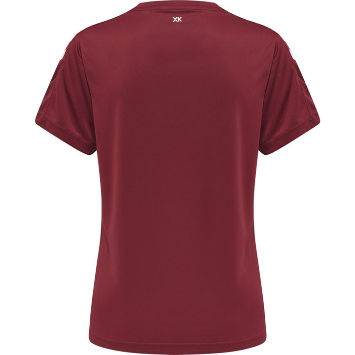 Hummel Hmlcore Xk Poly Jersey S/S Woman - maroon