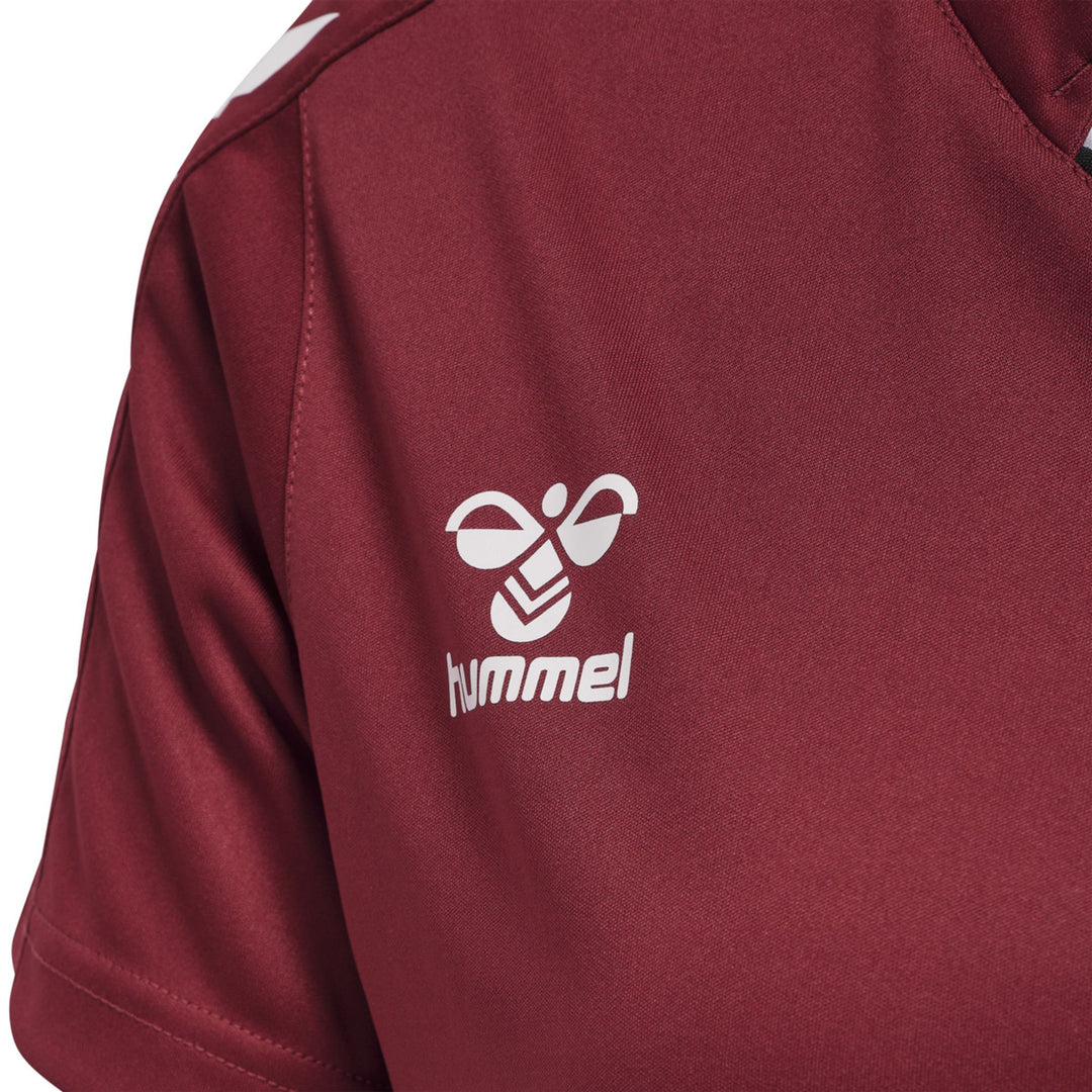 Hummel Hmlcore Xk Poly Jersey S/S Woman - maroon
