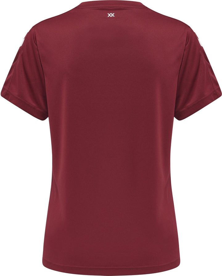 Hummel Hmlcore Xk Poly Jersey S/S Woman - maroon