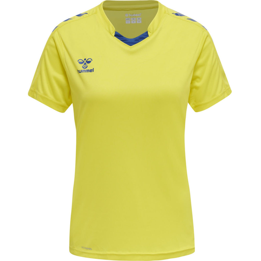 Hummel Hmlcore Xk Poly Jersey S/S Woman - blazing yellow/true blue