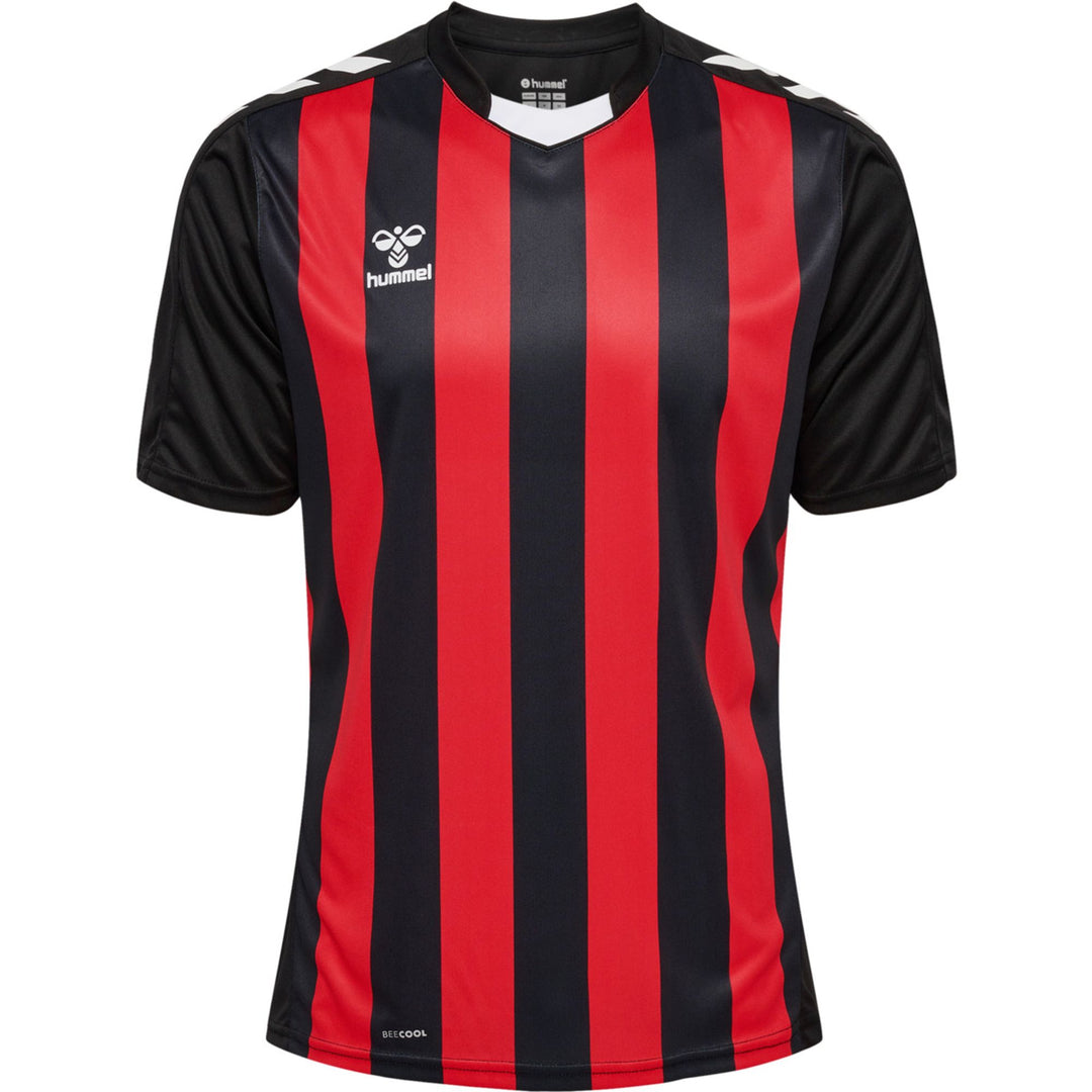 Hummel Hmlcore Xk Striped Jersey S/S - black/true red