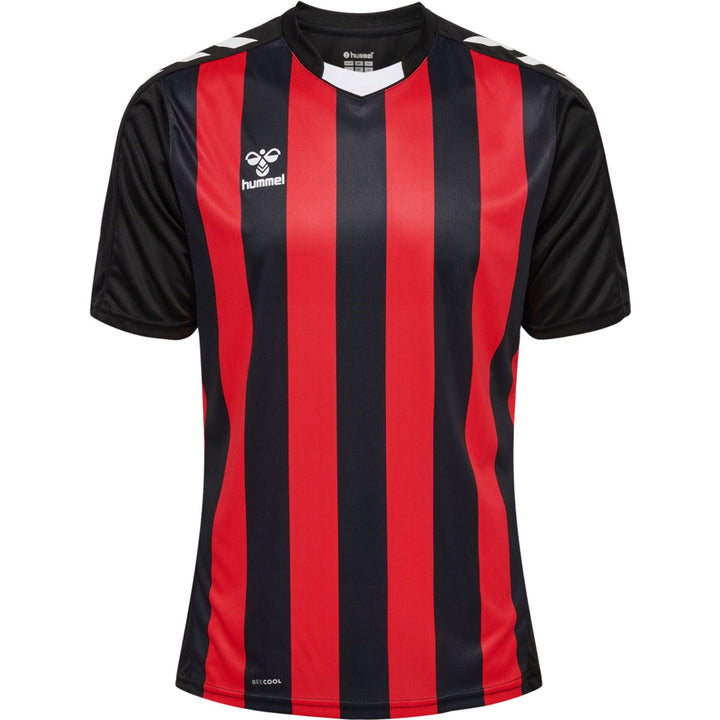 Hummel Hmlcore Xk Striped Jersey S/S - black/true red