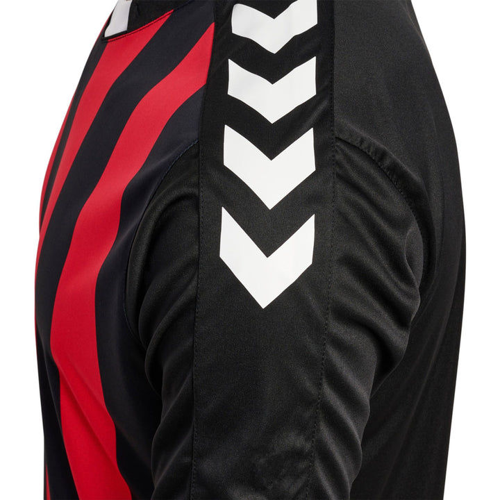Hummel Hmlcore Xk Striped Jersey S/S - black/true red