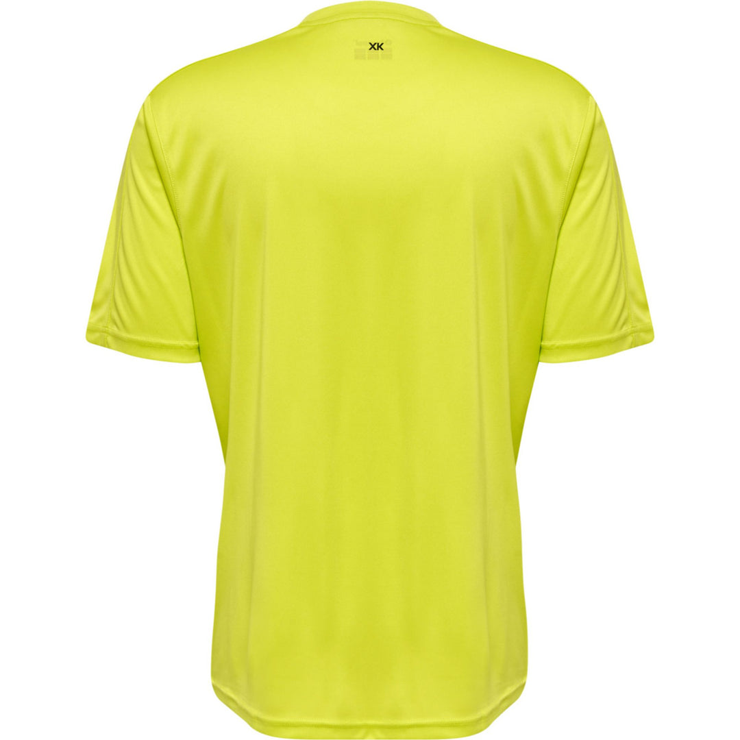 Hummel Hmlcore Xk Striped Jersey S/S - lime popsicle/black