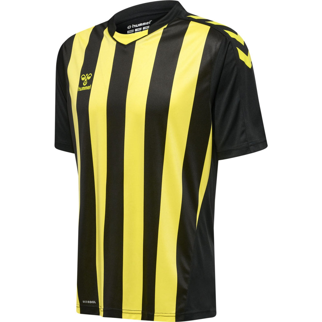 Hummel Hmlcore Xk Striped Jersey S/S - black/blazing yellow
