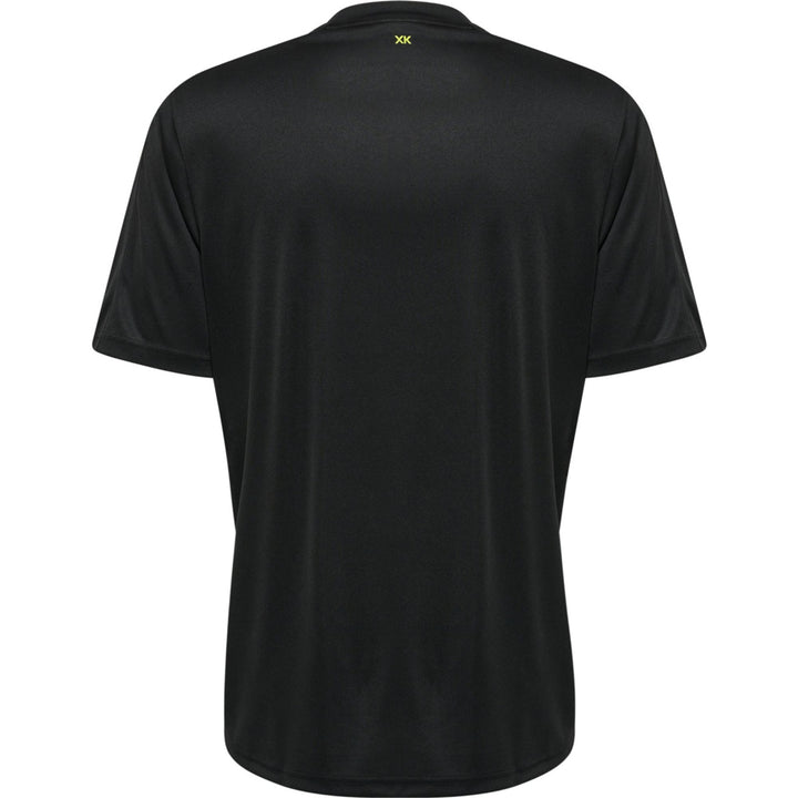 Hummel Hmlcore Xk Striped Jersey S/S - black/blazing yellow