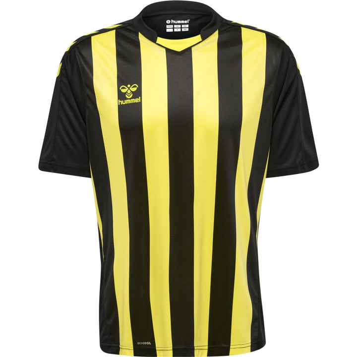 Hummel Hmlcore Xk Striped Jersey S/S - black/blazing yellow