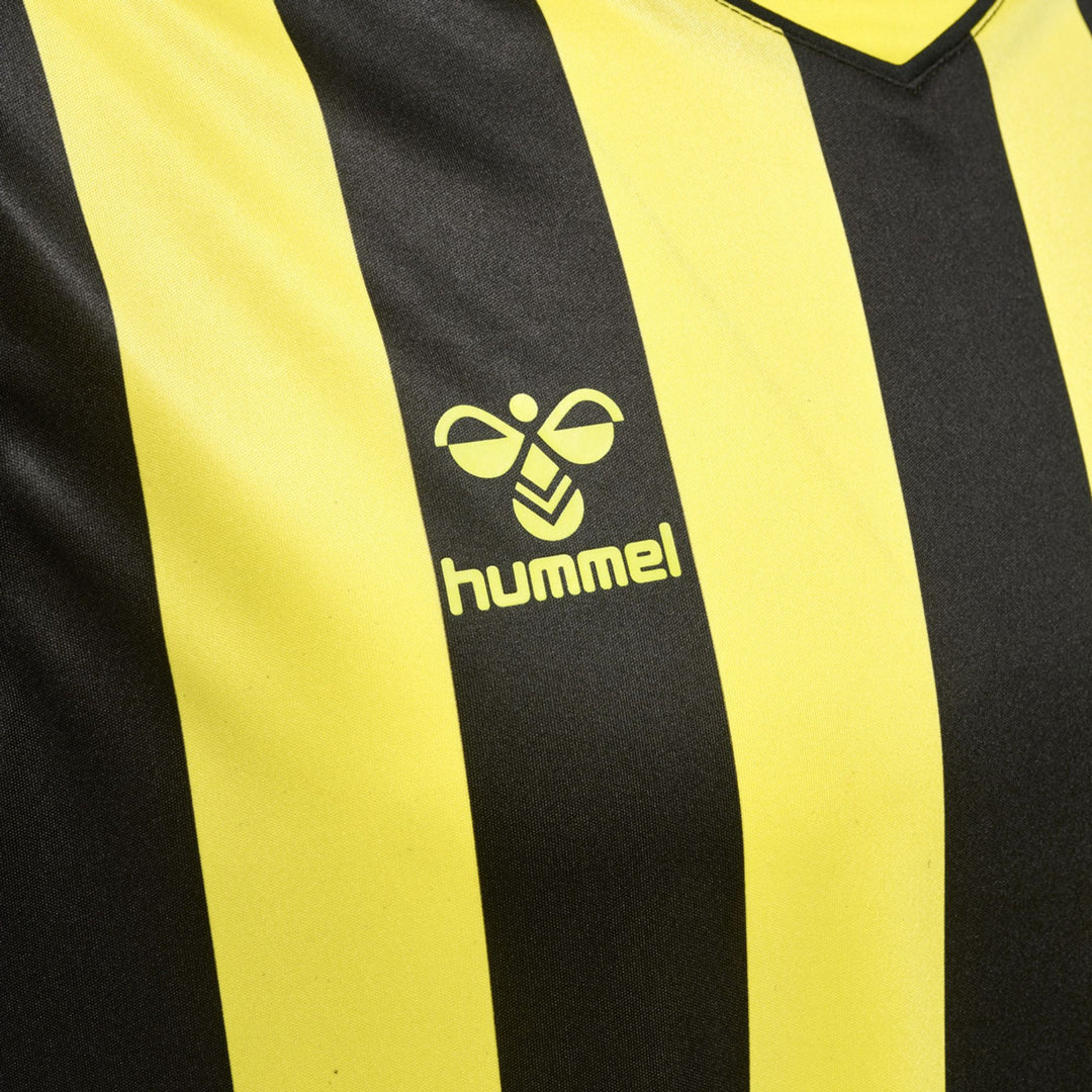 Hummel Hmlcore Xk Striped Jersey S/S - black/blazing yellow