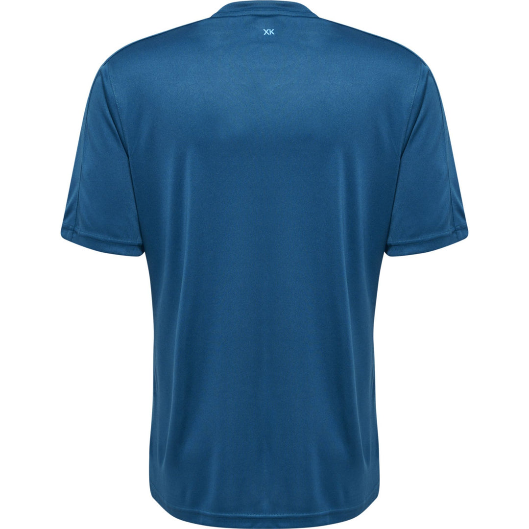 Hummel Hmlcore Xk Striped Jersey S/S - blue coral/blue danube