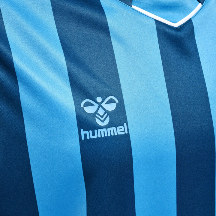 Hummel Hmlcore Xk Striped Jersey S/S - blue coral/blue danube