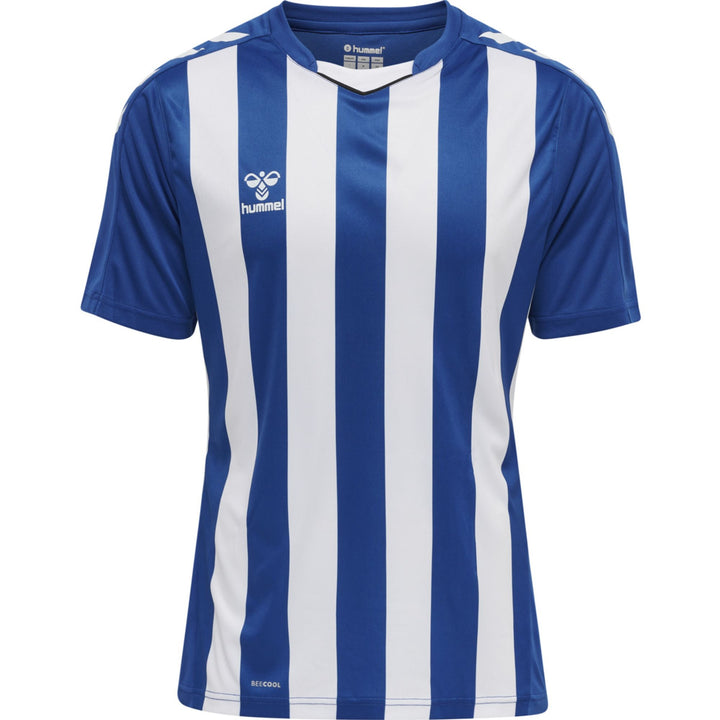 Hummel Hmlcore Xk Striped Jersey S/S - true blue/white