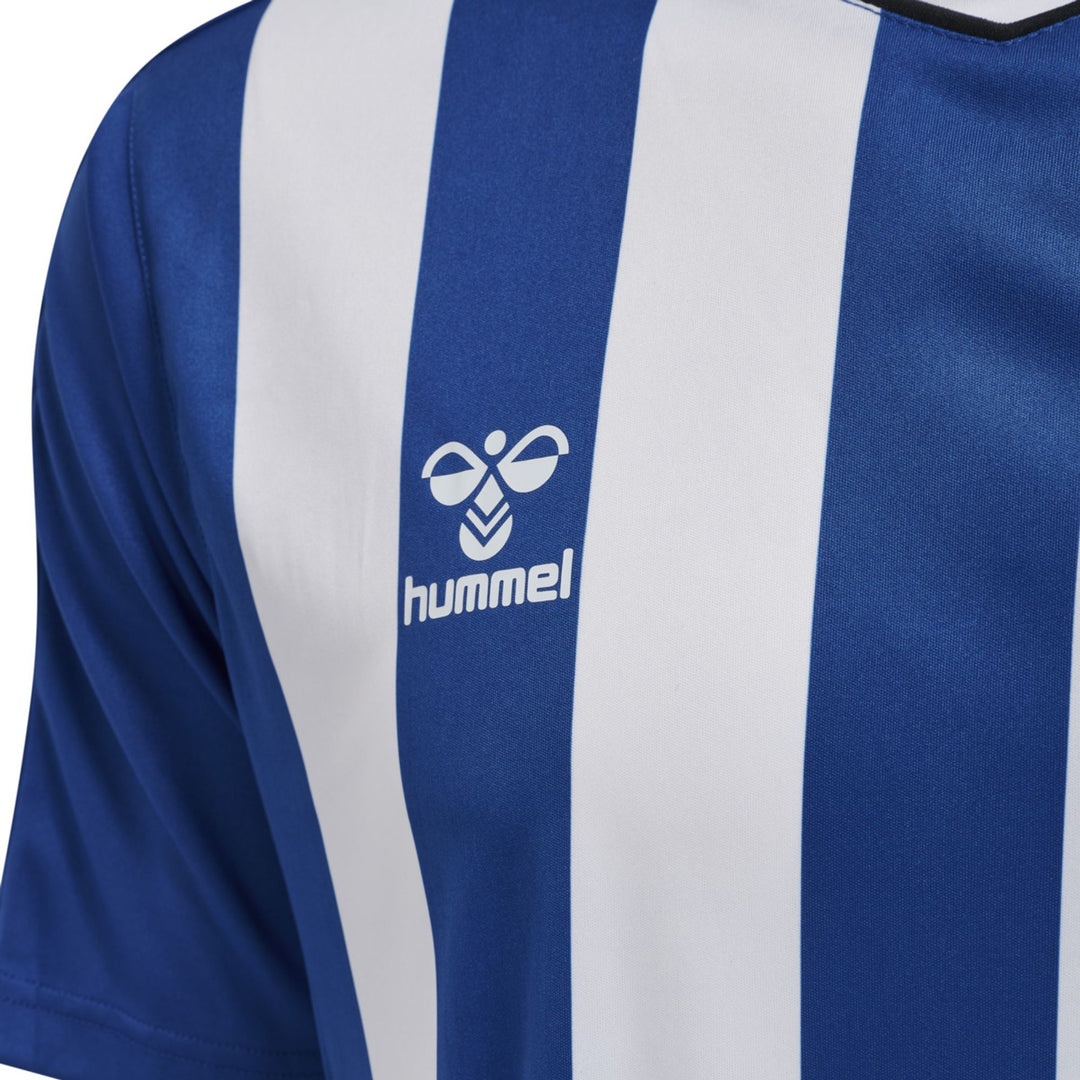 Hummel Hmlcore Xk Striped Jersey S/S - true blue/white