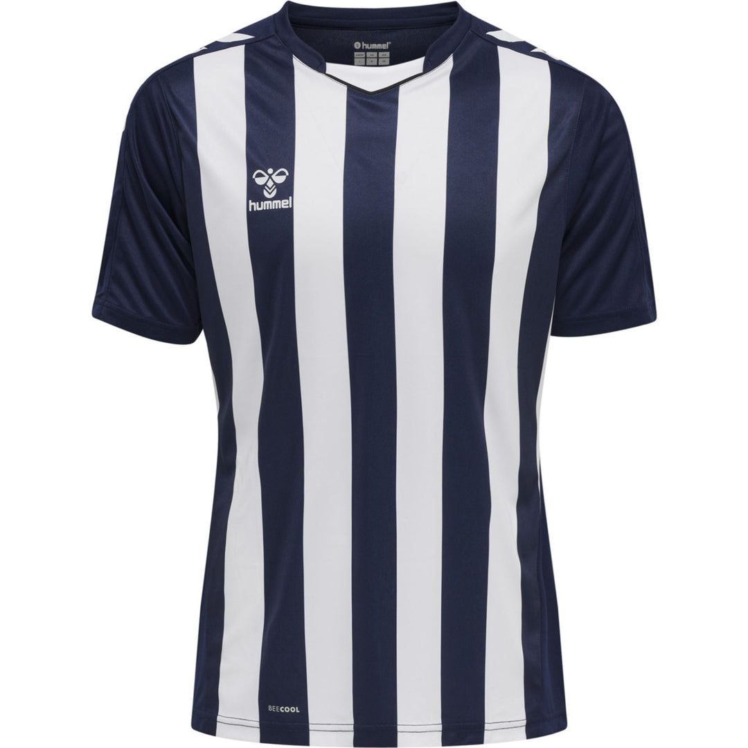 Hummel Hmlcore Xk Striped Jersey S/S - marine/white