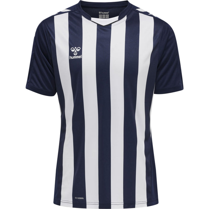 Hummel Hmlcore Xk Striped Jersey S/S - marine/white
