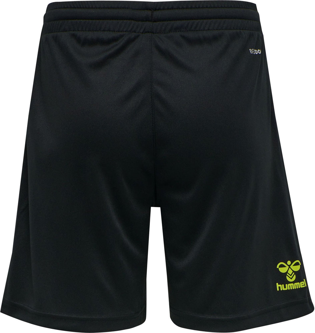 Hummel Hmlcore Xk Poly Shorts Kids - black/lime popsicle