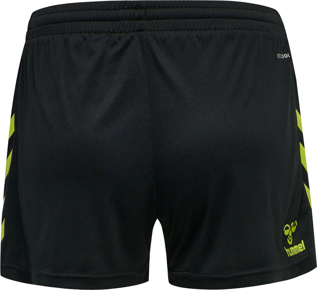 Hummel Hmlcore Xk Poly Shorts Woman - black/lime popsicle