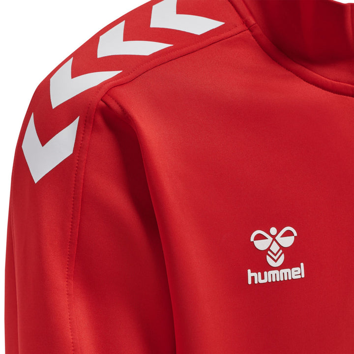 Hummel Hmlcore Xk Half Zip Poly Sweat - true red