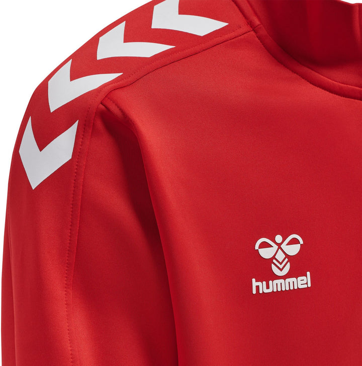 Hummel Hmlcore Xk Half Zip Poly Sweat - true red