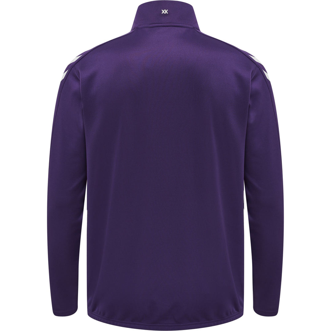 Hummel Hmlcore Xk Half Zip Poly Sweat - acai/white