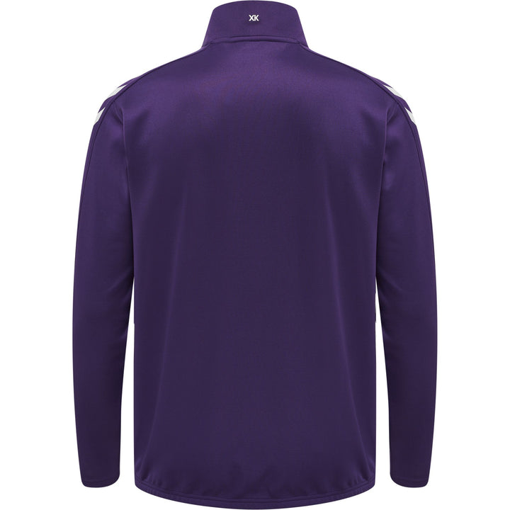 Hummel Hmlcore Xk Half Zip Poly Sweat - acai/white