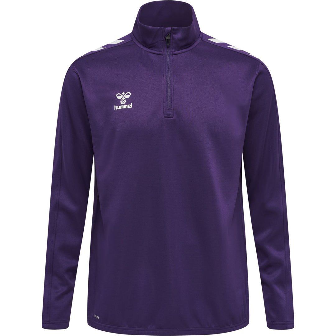 Hummel Hmlcore Xk Half Zip Poly Sweat - acai/white