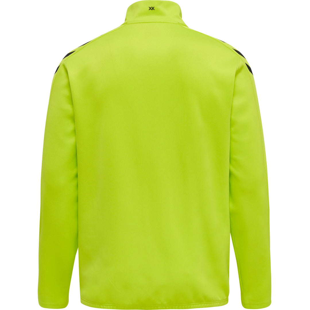 Hummel Hmlcore Xk Half Zip Poly Sweat - lime popsicle