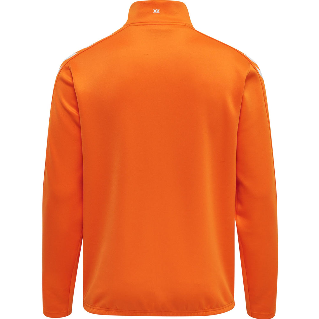 Hummel Hmlcore Xk Half Zip Poly Sweat - orange tiger