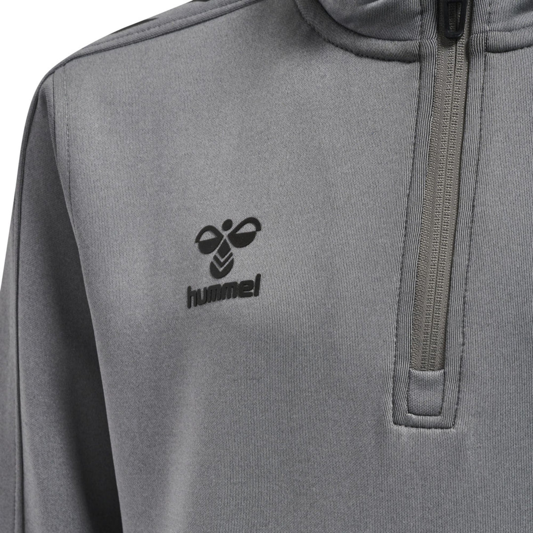 Hummel Hmlcore Xk Half Zip Poly Sweat Kids - grey melange