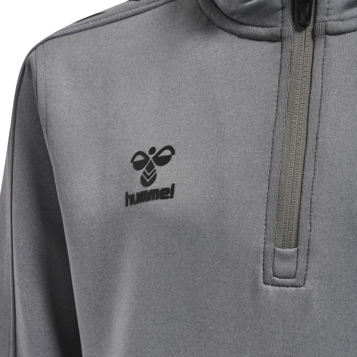 Hummel Hmlcore Xk Half Zip Poly Sweat Kids - grey melange