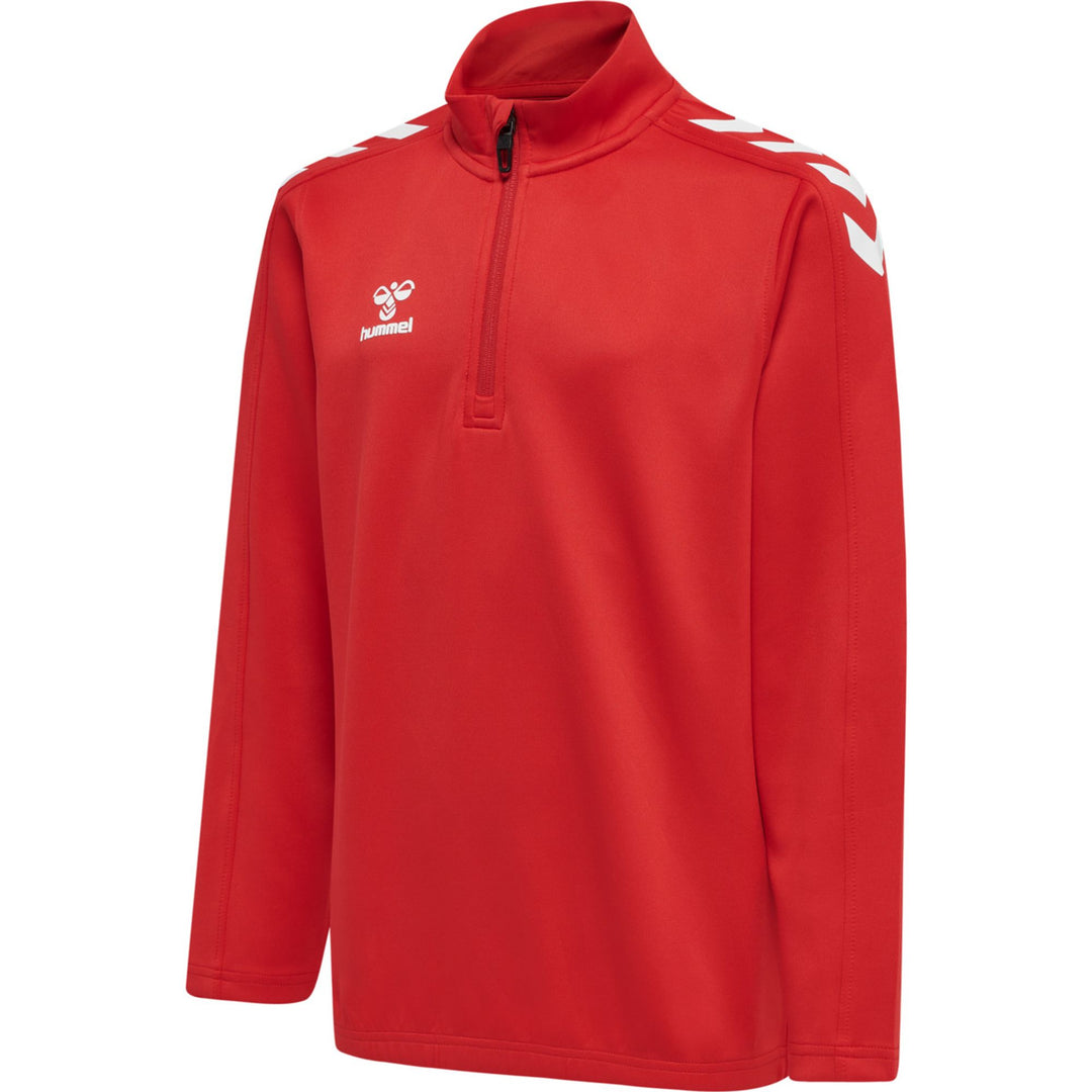 Hummel Hmlcore Xk Half Zip Poly Sweat Kids - true red
