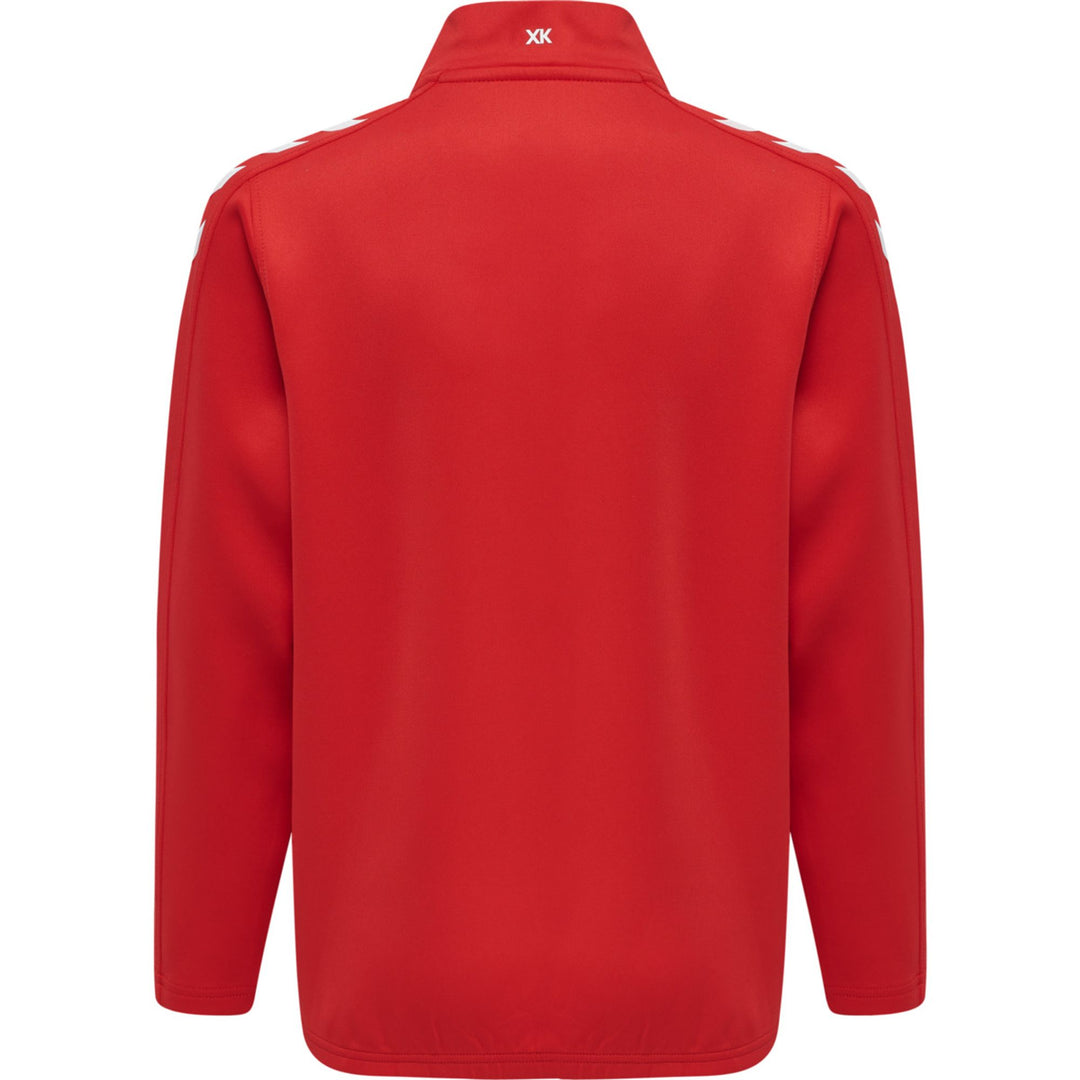 Hummel Hmlcore Xk Half Zip Poly Sweat Kids - true red