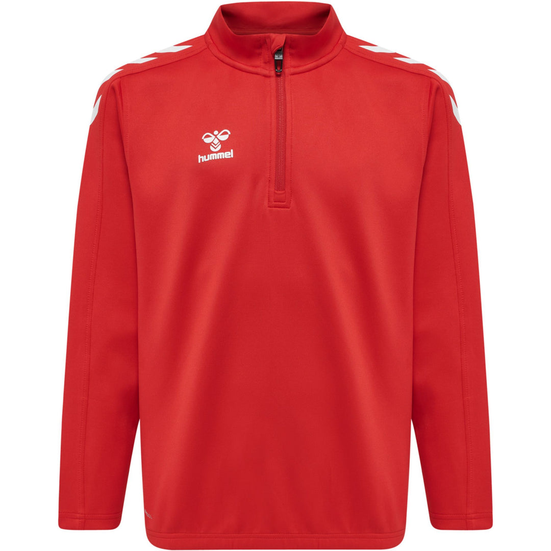 Hummel Hmlcore Xk Half Zip Poly Sweat Kids - true red