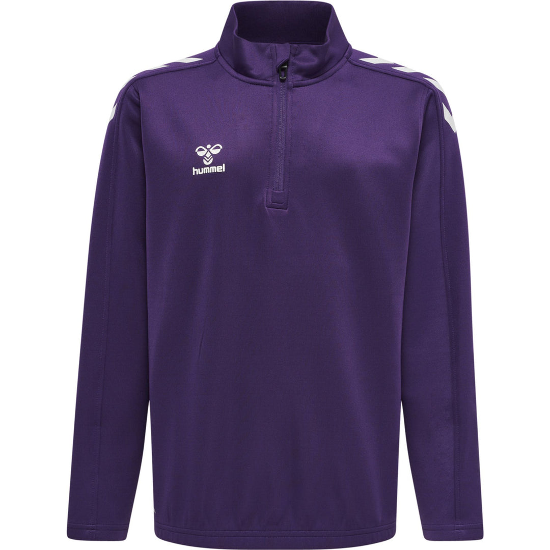 Hummel Hmlcore Xk Half Zip Poly Sweat Kids - acai/white