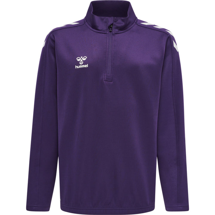 Hummel Hmlcore Xk Half Zip Poly Sweat Kids - acai/white