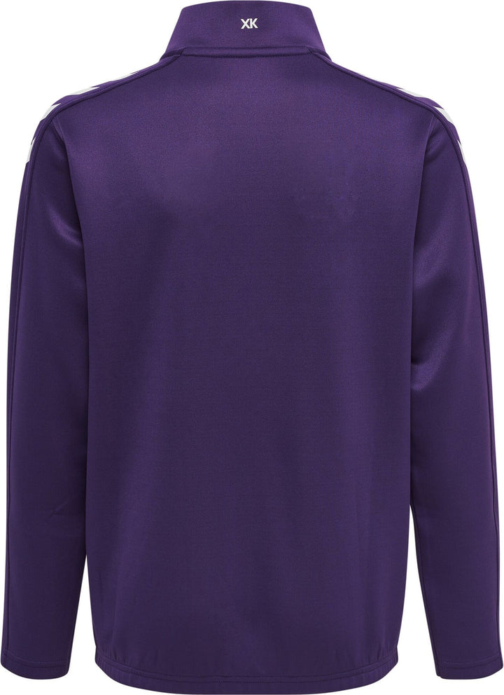Hummel Hmlcore Xk Half Zip Poly Sweat Kids - acai/white